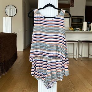 Lush Striped Matching Set